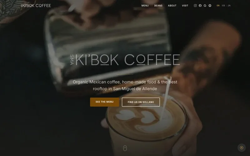 The Ki'bok Coffee SMA home page