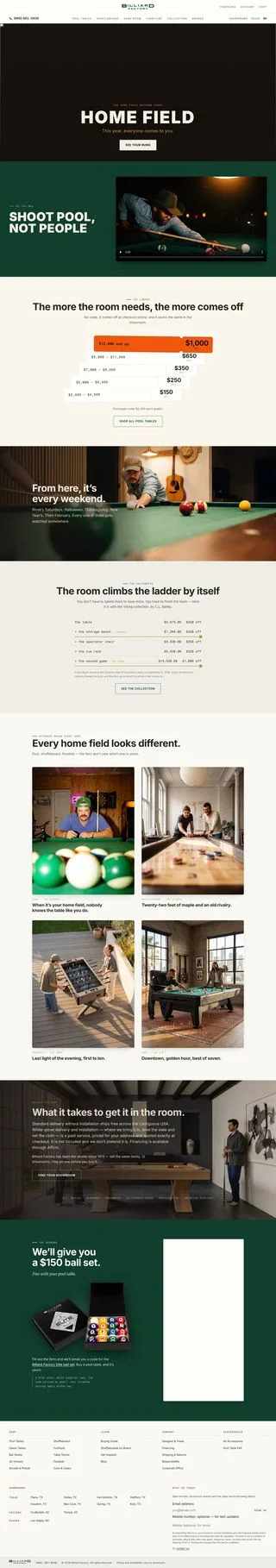 The Home Field page, full length